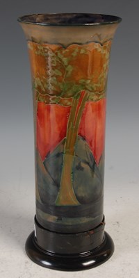 Lot 145 - Eventide, a Moorcroft pottery vase, with black...