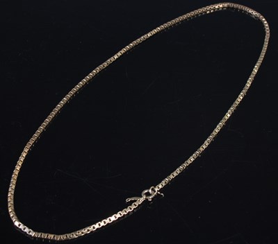 Lot 281 - A 9ct gold necklace, 18.3 grams.
