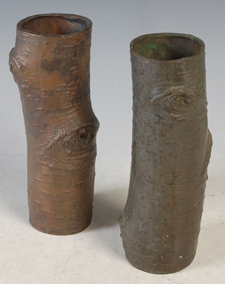 Lot 151 - William A Hepworth, a pair of bronze branch...