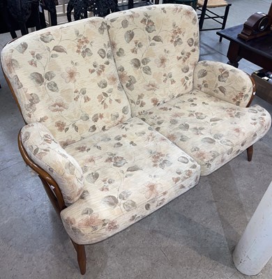 Lot 803 - A mid-century Ercol Windsor Jubilee two-seater...