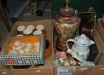 Lot 510 - Two Boxes - mixed ceramics and tea ware