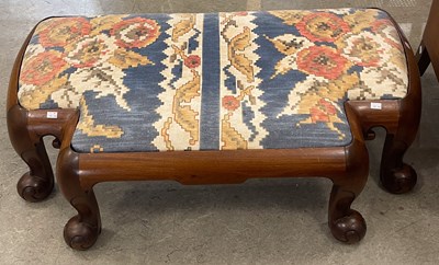 Lot 862 - An early 20th century stool by Whytock & Reid,...