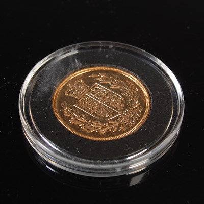 Lot 74 - Elizabeth II gold sovereign, dated 2002.