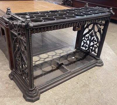 Lot 867 - A 19th century known Coalbrookdale pattern...