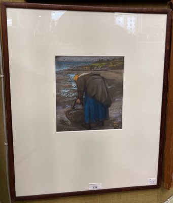 Lot 758 - Alec Grieve (1864 - 1933, Dundee) Fisherwoman...
