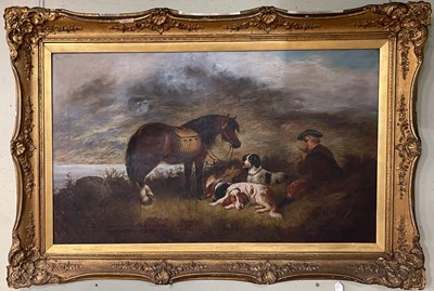 Lot 775A - Attributed to Angus Cameron End of the day oil...
