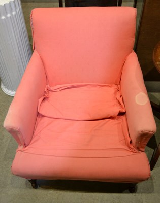 Lot 734 - A 19th century country house arm chair...