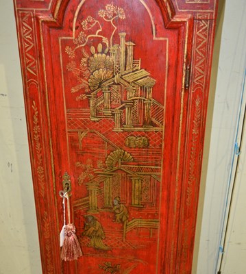 Lot 772 - A 17th century red lacquer chinoiserie...