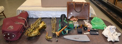 Lot 572 - A Buescher 'Aristocrat' true-tone saxophone...