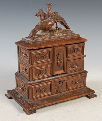 Lot 381 - A late 19th/ early 20th century black forest...