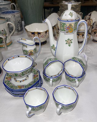 Lot 443 - A Royal Doulton fine bone china coffee service...