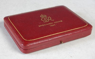 Lot 19 - A 1937 Royal Mint gold proof sovereign four...