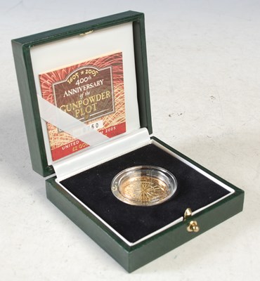 Lot 41 - Royal Mint, two pound gold proof coin, 400th...