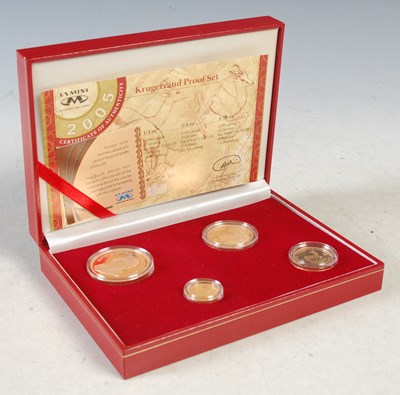 Lot 10 - South Africa Mint 2005 Krugerrand four coin...