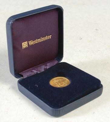 Lot 30 - A George III gold sovereign dated 1820 in...