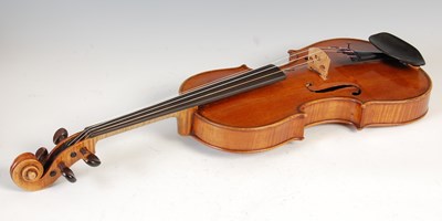 Lot 208 - A 19th century Italian violin, Luigi Bajoni,...