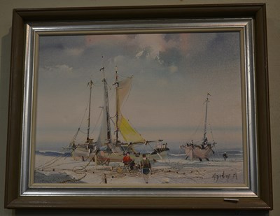 Lot 600 - Jorge Aguilar-Agon (1936-2002) The yellow sail...