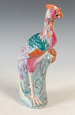 Lot 590 - A Chinese porcelain famille rose model of a...