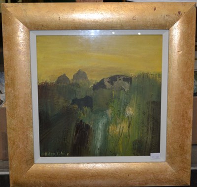 Lot 642 - Hellen Tabor (b. 1960) Cows and calf...