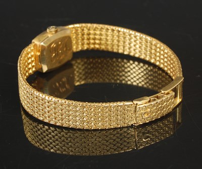 Lot 9 - A vintage ladies Omega 18ct gold bracelet...