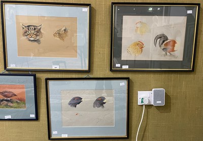 Lot 542 - C. Stanley Todd (1923-2004) 
Three head...