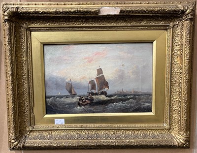 Lot 571 - 19th century British School 
Seascape with...