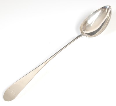 Lot 7 - A Scottish provincial silver serving spoon, by...