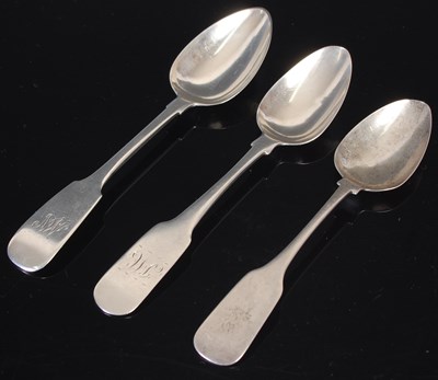 Lot 68 - An Irish provincial silver teaspoon, by Kean...