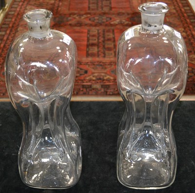 Lot 329 - A near pair of Danish Kastrup glass / Kluk...