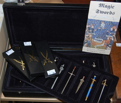 Lot 273 - A collection of Mayfair Magic Swords, enclosed...