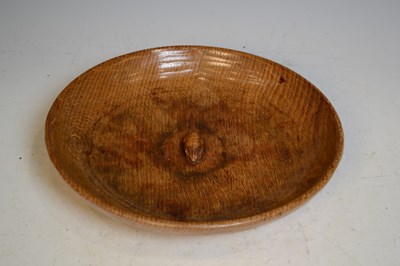 Lot 585 - Robert 'Mouseman' Thomson, an oak bowl with...