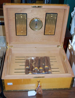 Lot 291 - An Elie Bleu Paris humidor for 'Fine Havana...