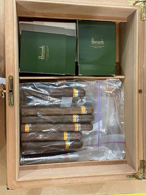 Lot 291 - An Elie Bleu Paris humidor for 'Fine Havana...