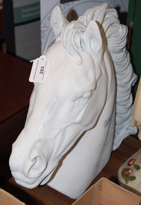 Lot 293 - A composite bust of a horse's head