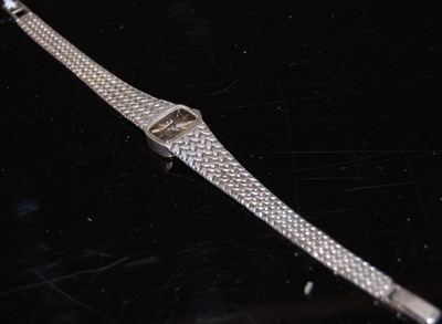 Lot 77 - A vintage ladies silver Rotary wristwatch with...
