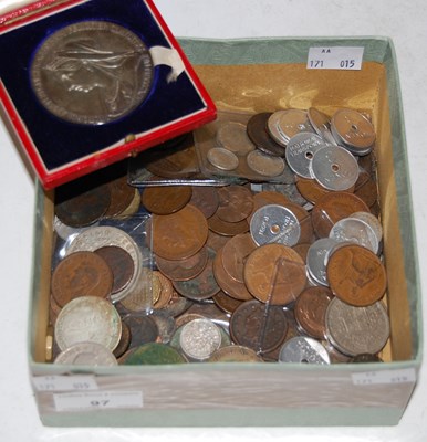 Lot 97 - A Victorian white metal commemorative medal...