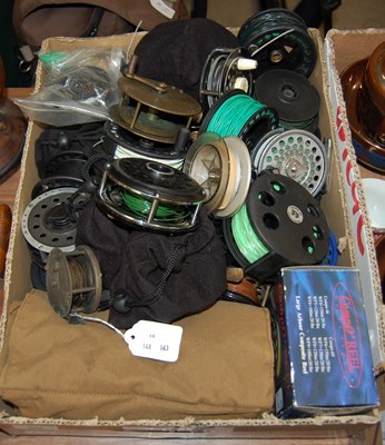 Lot 308 - Fishing Interest - box containing various...
