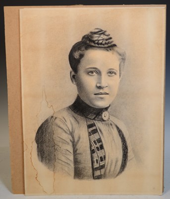 Lot 316 - T. Cooper (late 19th century) Young lady...