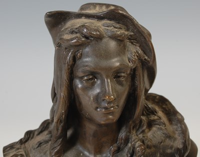 Lot 406 - After Albert Carrier, a bronze sculpture of a...