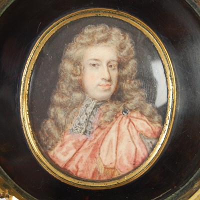 Lot 241 - Jacobite interest: a fine tortoiseshell...