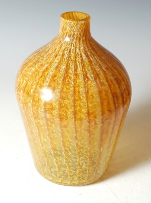 Lot 257 - A 20th century Monart glass lamp base, shape...