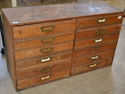 Lot 536 - An early 20th century blond wood table top...