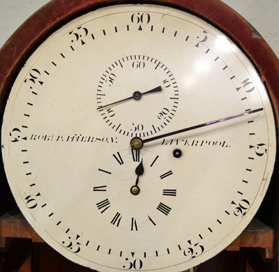 Lot 548 - A 19th century mahogany regulator longcase...