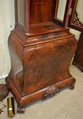 Lot 548 - A 19th century mahogany regulator longcase...