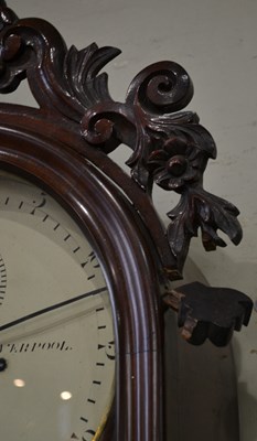 Lot 548 - A 19th century mahogany regulator longcase...