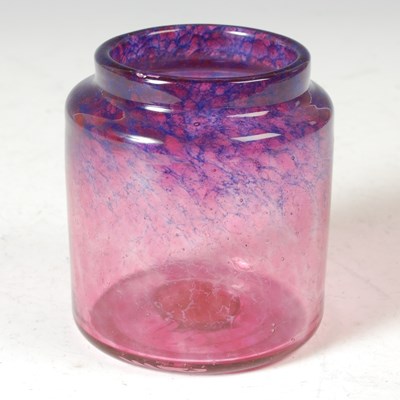 Lot 265 - A 20th century Monart glass jar, shape 'R',...