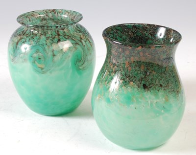 Lot 268 - A 20th century Monart glass vase, shape 'HF',...