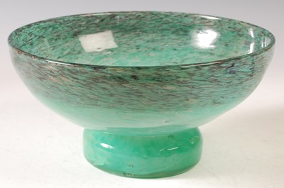 Lot 263 - A 20th century Monart glass bowl, mottled...