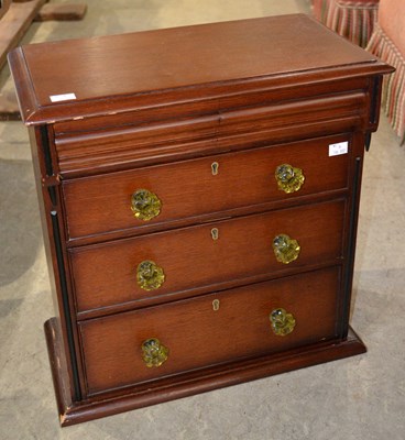 Lot 527 - A late 19th / early 20th century stained pine...