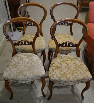 Lot 516 - A set of four 19th century balloon back...